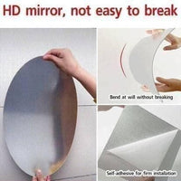 Combo of Oval Shape & Square Shape Mirror (Pack of 2)